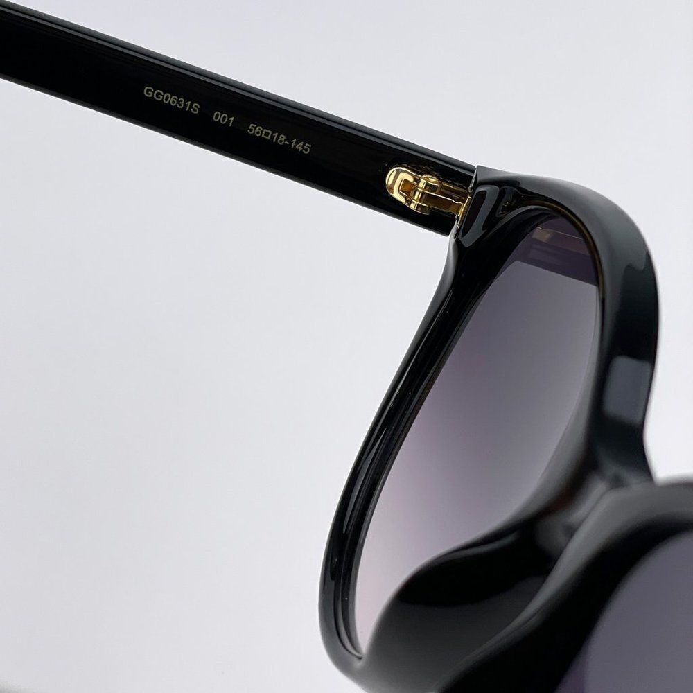 NEW GUCCI GG0631S 001 Black Violet Cat Eye Gradient Women Sunglasses - Picture 11 of 11